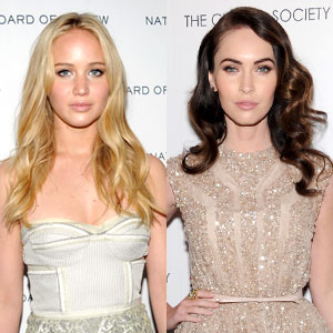 Jennifer Lawrence, Megan Fox Jennifer Lawrence, Megan Fox